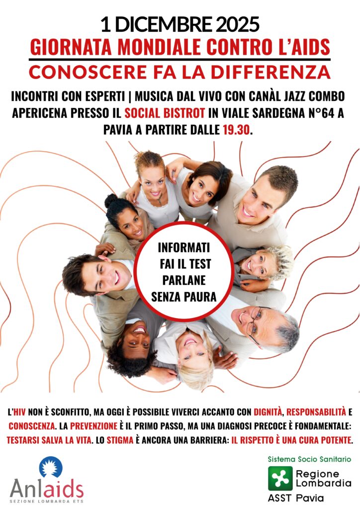 1 DICEMBRE 2025: GIORNATA MONDIALE CONTRO L’AIDS