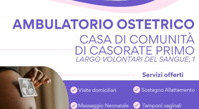 AMBULATORIO OSTETRICO – CASA DI COMUNITÀ DI CASORATE PRIMO