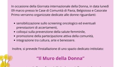 Giornata Internazionale della Donna – iniziative del 9 marzo 2026