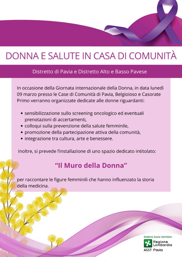 Giornata Internazionale della Donna – iniziative del 9 marzo 2026