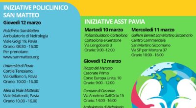 12 marzo 2026 – Giornata Mondiale del Rene