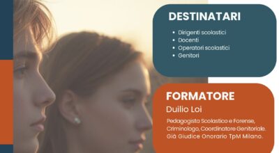 PERCORSO FORMATIVO GRATUITO “MINORI: DALLE FRAGILITA’ AI REATI”
