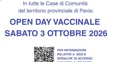Open Day Vaccinale presso le Case di Comunità del Distretto Alto e Basso Pavese